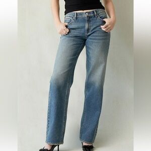 PacSun Light Blue Straight Leg Women's Jeans